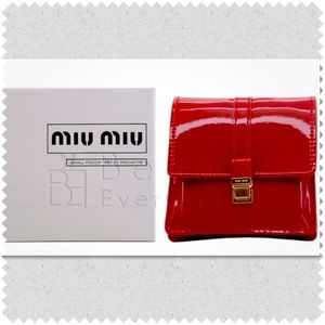 New With Box Mui Mui Pouch Cosmetic Purse